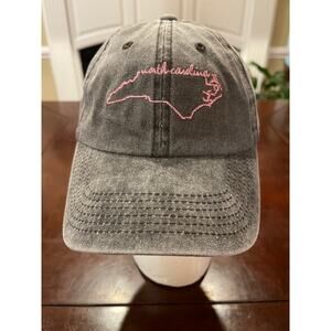 Home Free Baseball Cap Hat Adjustable Embroidered Women's One Size Gray